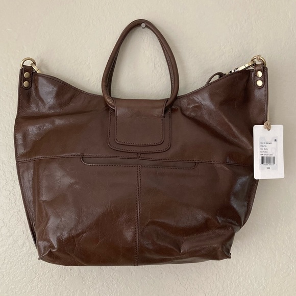 HOBO Sheila Tote in Mocha Patchwork Leather - Picture 3 of 13